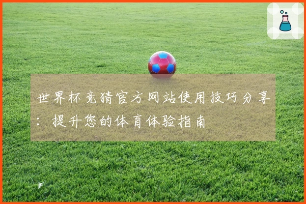 世界杯竞猜官方网站使用技巧分享：提升您的体育体验指南