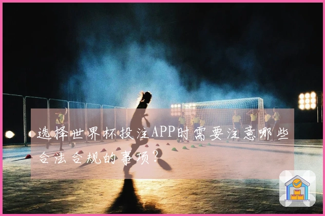 选择世界杯投注APP时需要注意哪些合法合规的事项？
